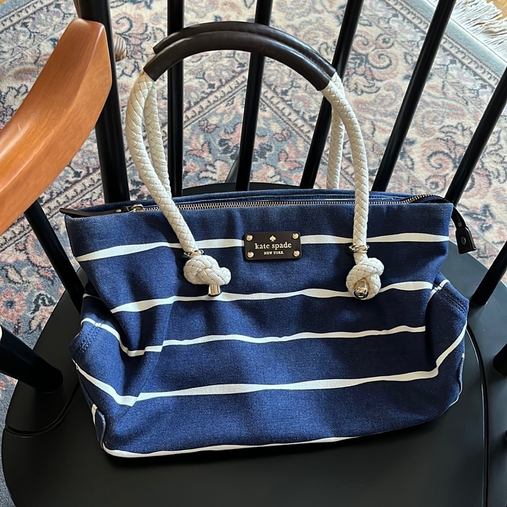 Authentic Kate Spade Hit the Dock Rudy nautical rope purse